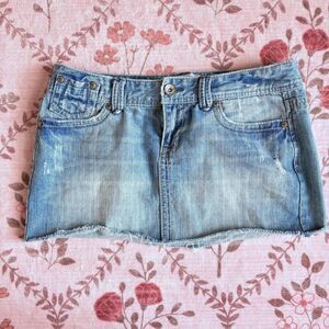 Aeropostale Women's Blue Mini Skirt